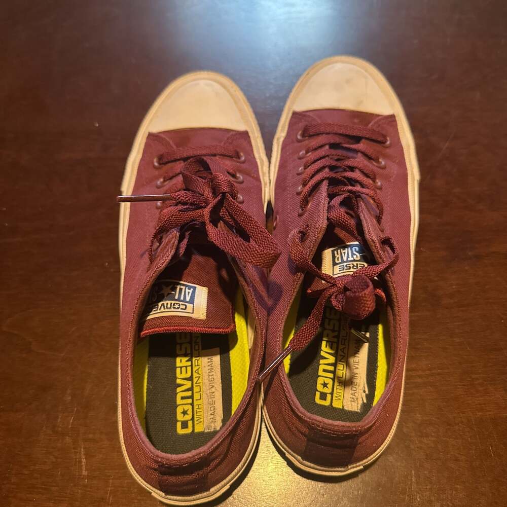 Converse Chuck Taylor All Star II Low Top Maroon Lunarlon Sneakers